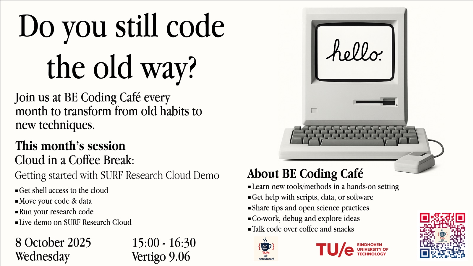Poster for Cloud in a Coffee Break: