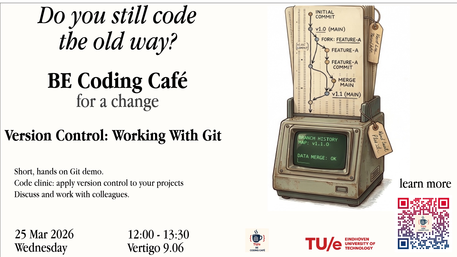 Poster for Version Control: Working with Git